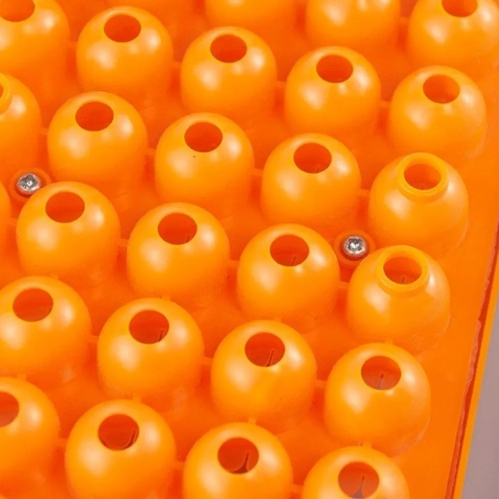 18mm Holes Test Tube Rack Plastic Sampling Tube Storage Centrifuge Tube Rack 50-Slot Stand Bracket Sampling Tube Rack