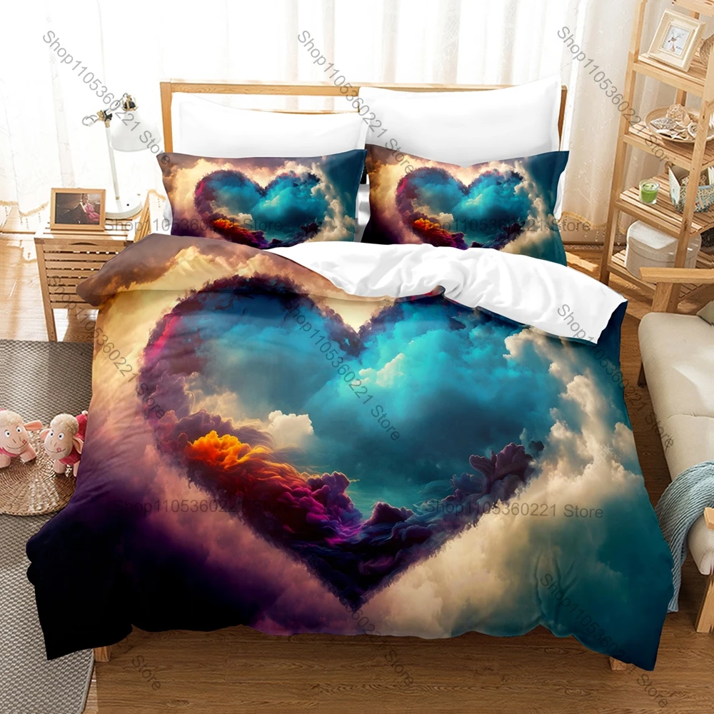 

Love In The Air BL Merch 3PCS Bedding Duvet Cover Hidden Zipper Pillowcases BL Drama Fan Quilt Set