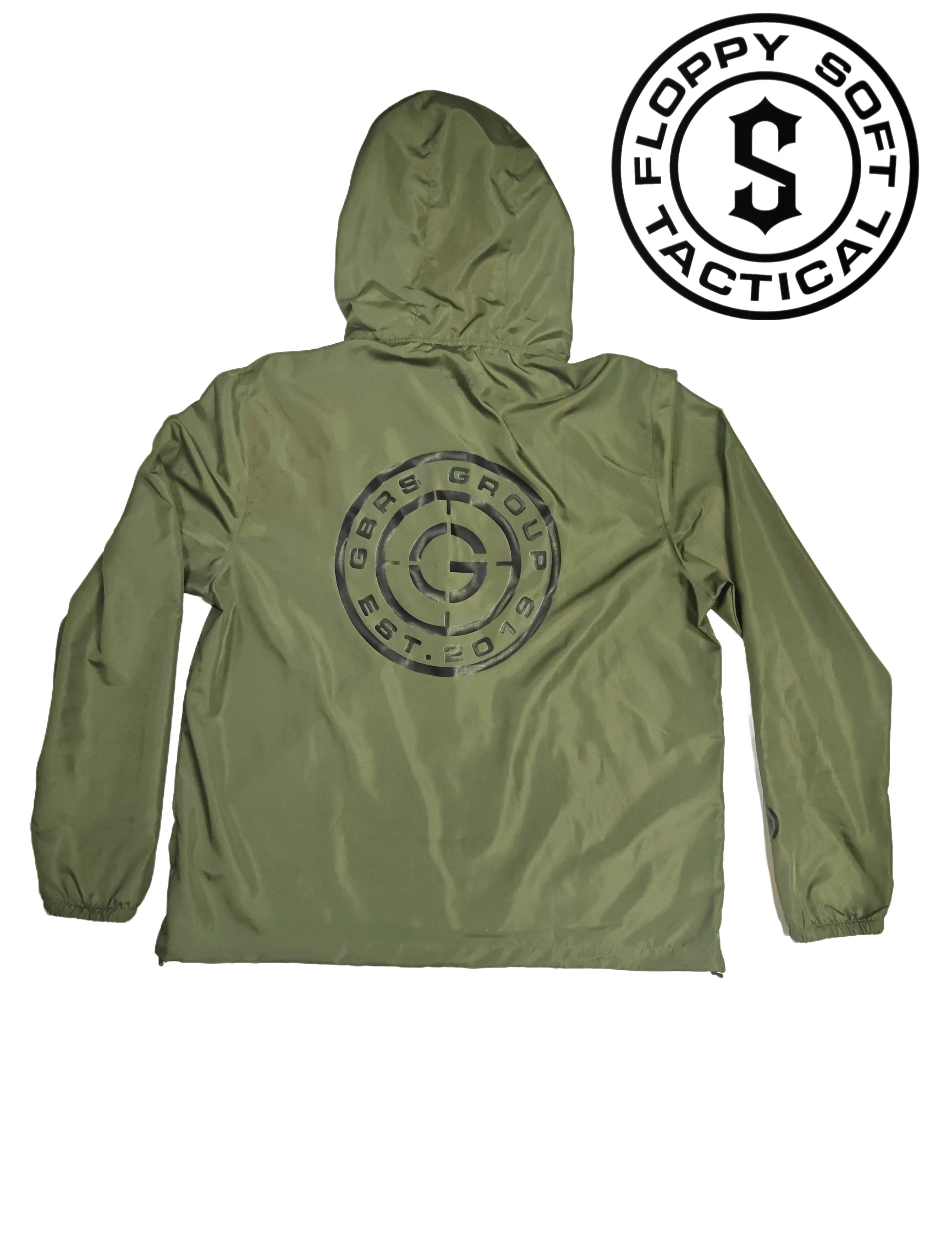 GBRS Instructor 22 'Military Green Half Zipper Windproof, Breathable, Ultra thin Sunscreen Skin Windbreaker Coat