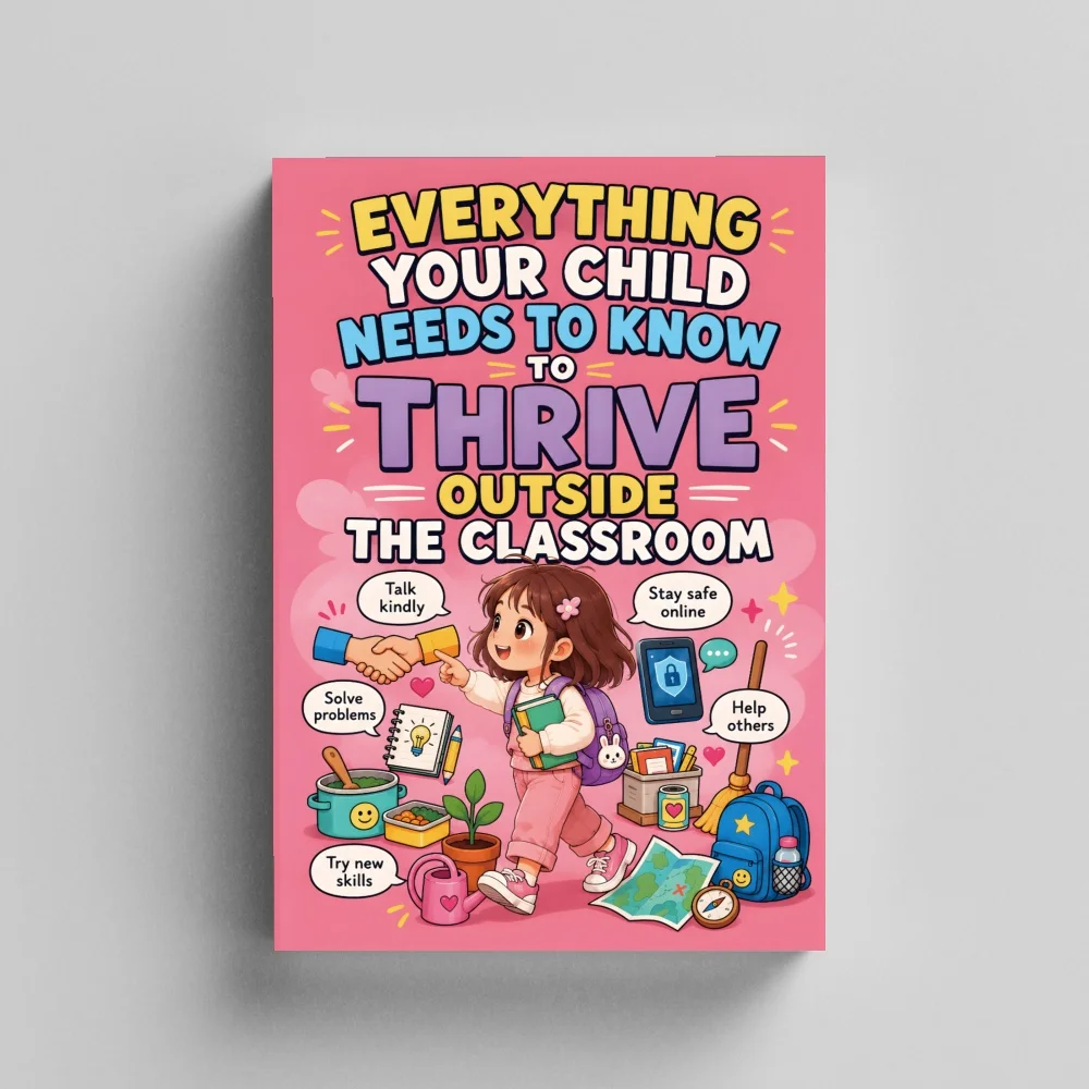 Everything Your Child Needs to Know to Thrive Outside the Classroom – Practical Life Skills Book, Social Skills, Problem Solving