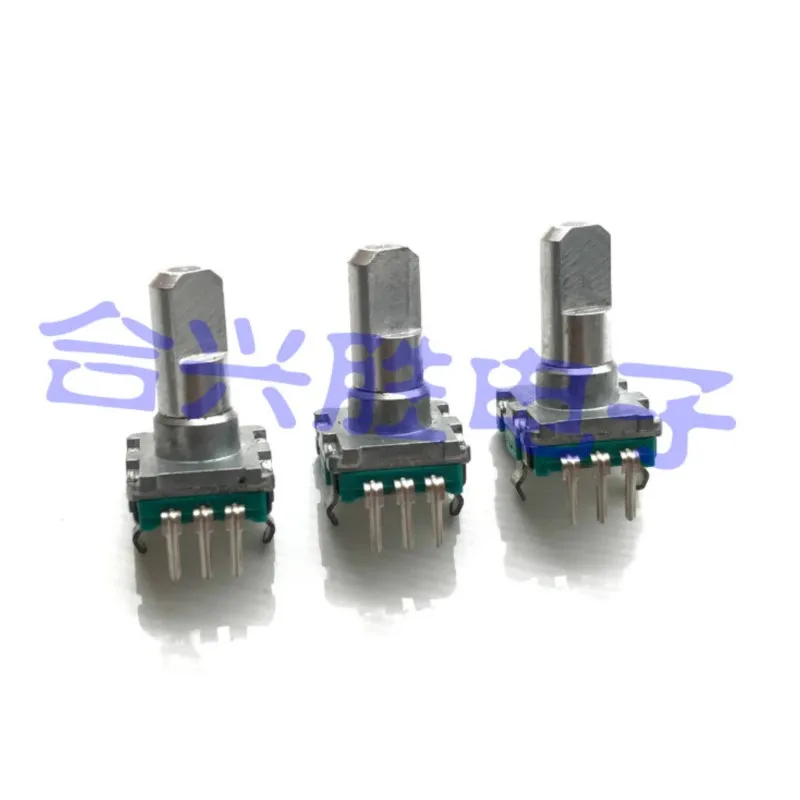 2 Piece EC11 Rotary Encoder Without Push Switch Smooth And Light Touch 20 Pulses Shaft Length 15MM