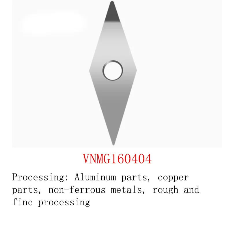 5PCS PCD Diamond CNC Insert APKT1604 DCGT 11T304 High Gloss Inserts Cutter For Copper Aluminum