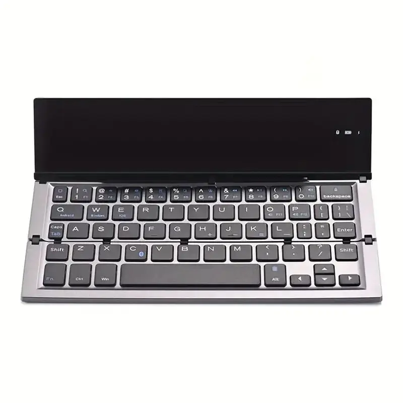 

Folding Wireless Bluetooth Keyboard For Mobile For Phones Rechargeable Pocket Design Works Tablets Etc
