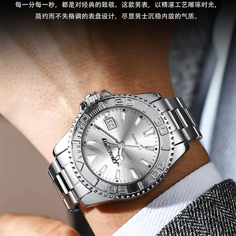 Nuovo bellissimo orologio da uomo di lusso Orologio automatico di lusso impermeabile Studente Tendenza Moda Orologio al quarzo luminoso Regalo di compleanno