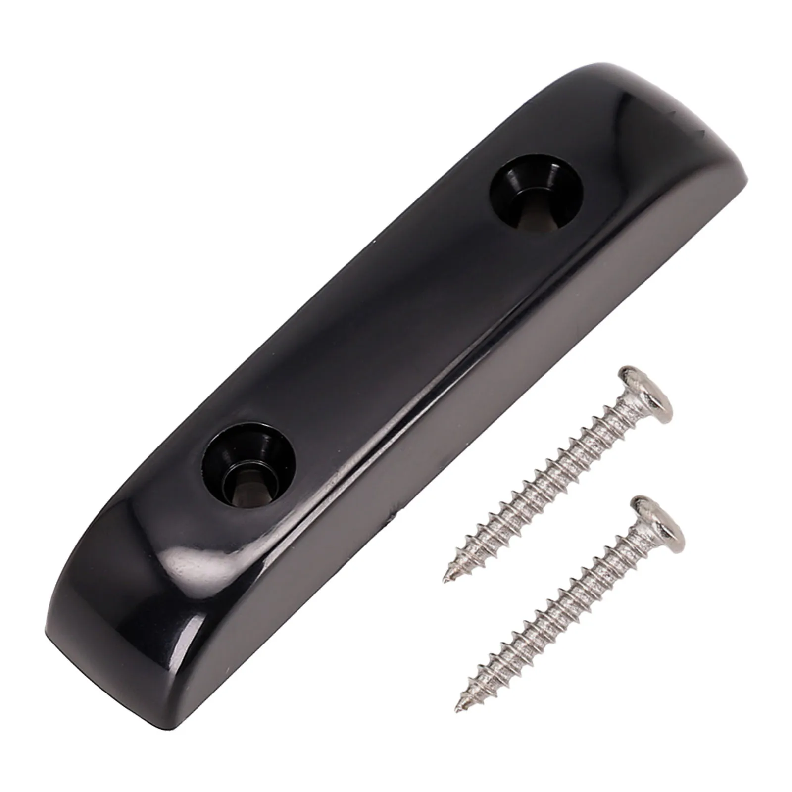 Thumb Rest Pull Bar for Jazz Bass Guitar Plastic Finger Rest with Mounting Screws Suitable for Electric and Wood Bass Guitars