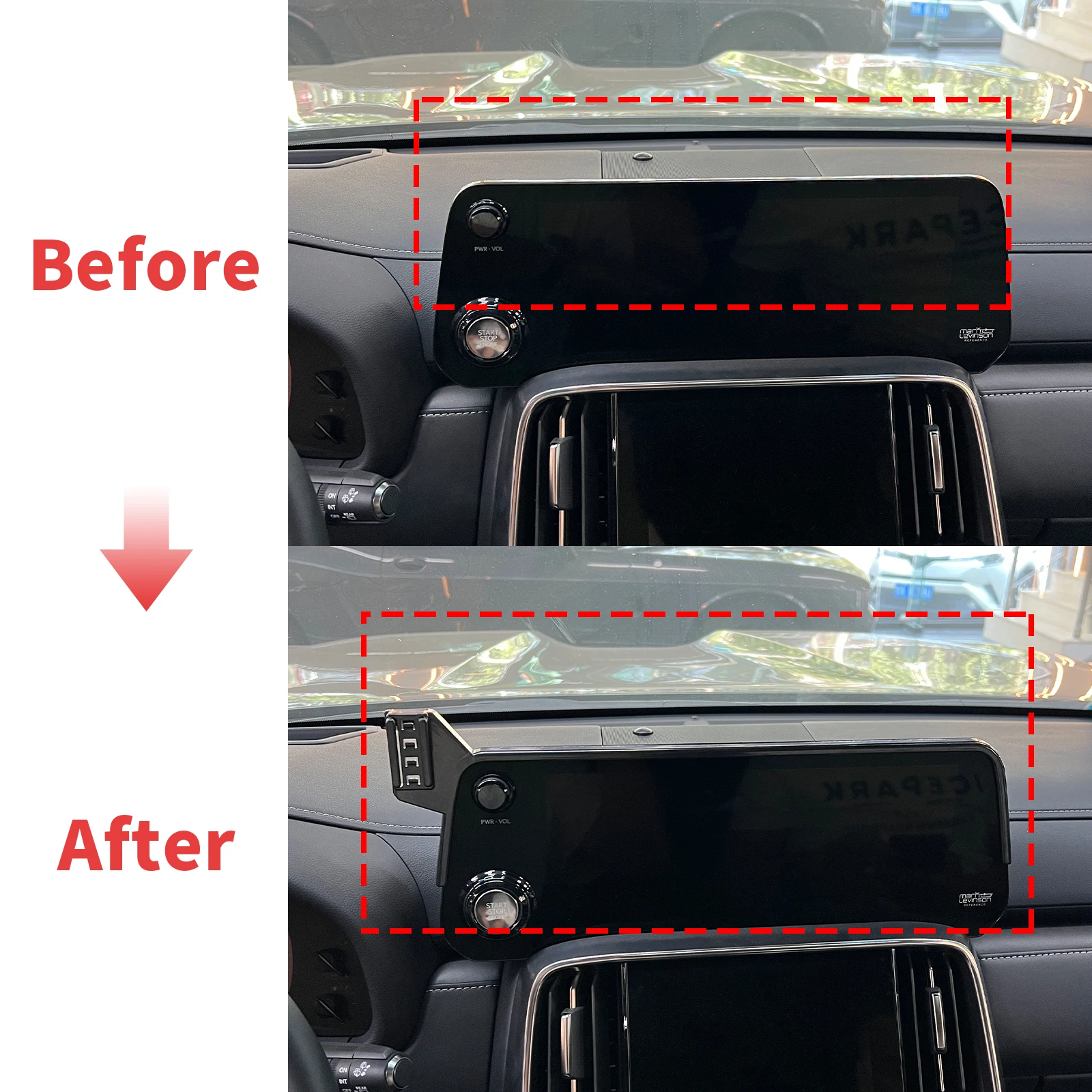 fit for Lexus LX700 LX 700 2025 2026 LX700H F SPORT Navigation Bracke Screen Base Phone Holder Mount Car ​​accessoires