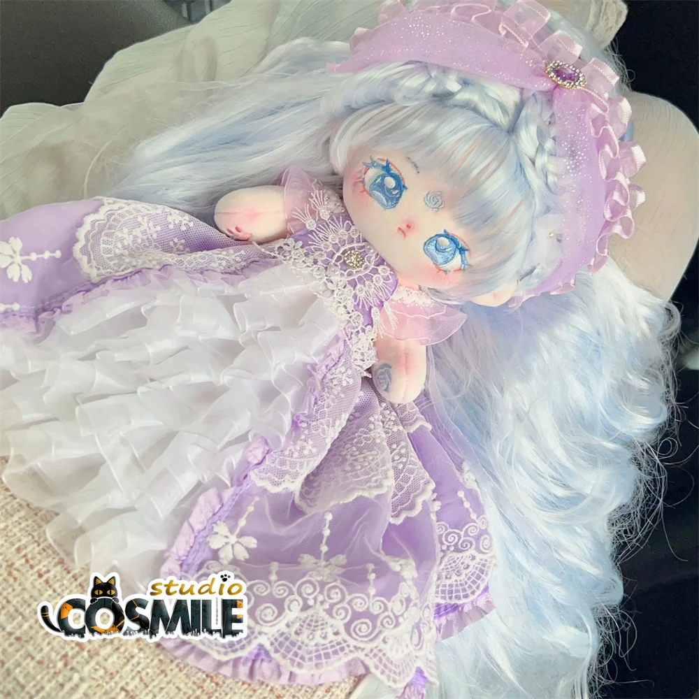 

Idol Star Bride Wedding Dress Lolita Ball Party Costume Stuffed Plushie 20cm Plush Doll Stuffed Clothes Plushie Clothing TPP