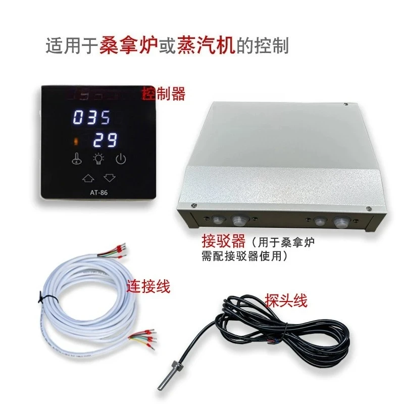 Touch screen controller Steam room Steam engine Thermostat LCD panel Switch Sauna furnace