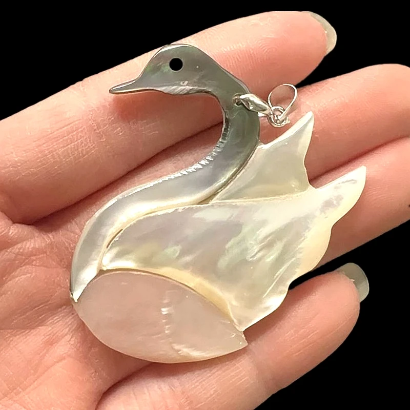 Natürliche Mutter der Perle Shell Splitzen Abalone Shell Handgefertigter Anhänger DIY Schmuck Herstellung Frauen exquisite Halskette Zubehör – Detail 19