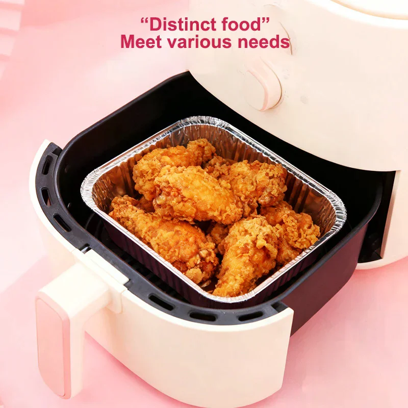10Set Loaf Pans With Lids And Spoons Non-Stick Square Aluminum Foil Baking Pan Bread Container Heat-Resistant Cake Pans