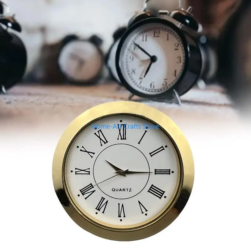 Y3NA High Quality 55mm Clock Head Inlaid with Arabic/Roman Numerals Perfect for Clockmakers and Collectors
