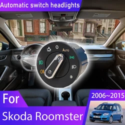 Per Skoda Roomster Praktik 5J 2006 ~ 2015 2003 2006 2007 2011 Faro Interruttore Automatico Accessori Auto Auto Luce Modificati