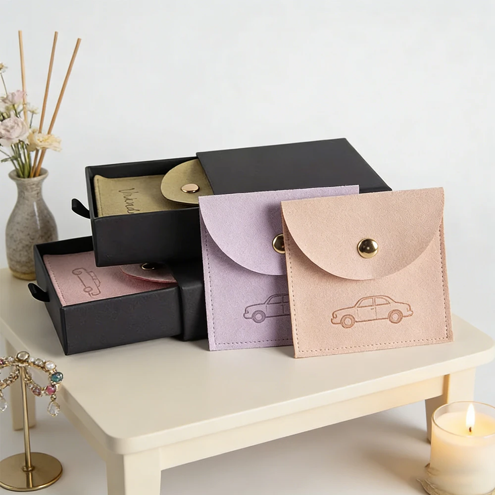 

24 Bulk Black Kraft Paper Drawer Travel Jewelry Packaging Boxes Customed Logo Necklace Bracelet Earrings Gift Organizer Bag Case