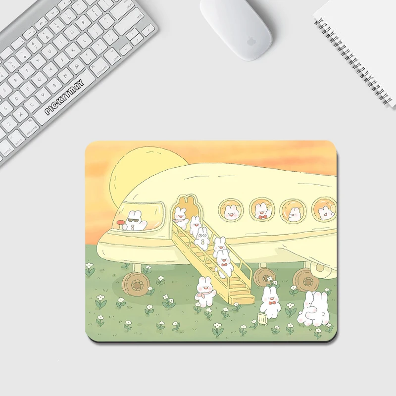 

Cute Small Mouse Pad Non-Slip Mousepad 18x22cm Little Kawaii Desk Mat Office Design XS Mouse Mat For Laptop