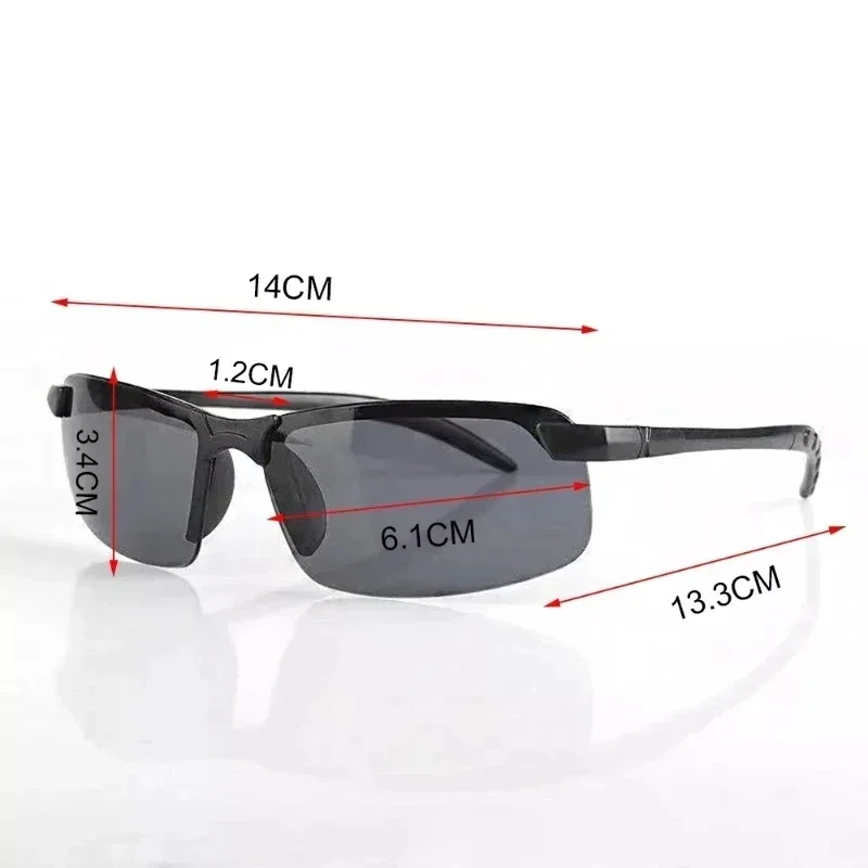 Gafas de visión nocturna para hombre, Gafas amarillas para conducir, Gafas de sol con montura de PC, Gafas para exteriores para manejar por la