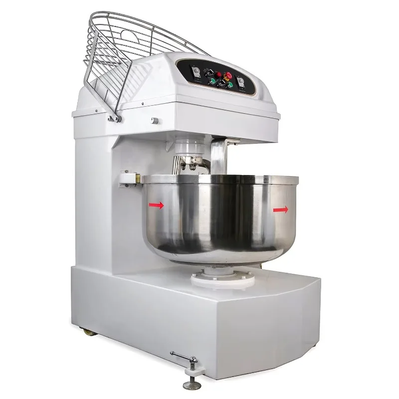 Stainless Steel Industrial Commercial Automatic Dough Mixer 75KG 200L Electric for Pizza Bread Baking Equipment Custom