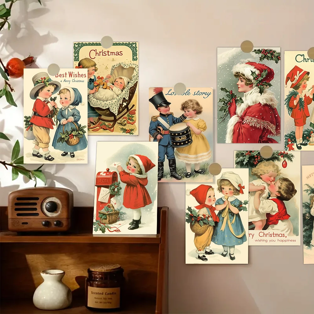32pcs, vintage Christmas postc - Vintage Collectible Santa ulasan dan harga
