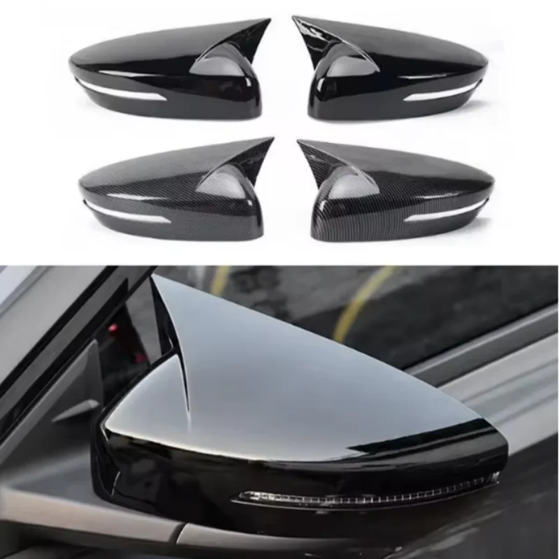 Car Rearview Mirror Cap Shell Rain Eyebrow Decoration Cover Trim For GAC Trumpchi Empow 2022 - 2024 Accessories Exterior Kit