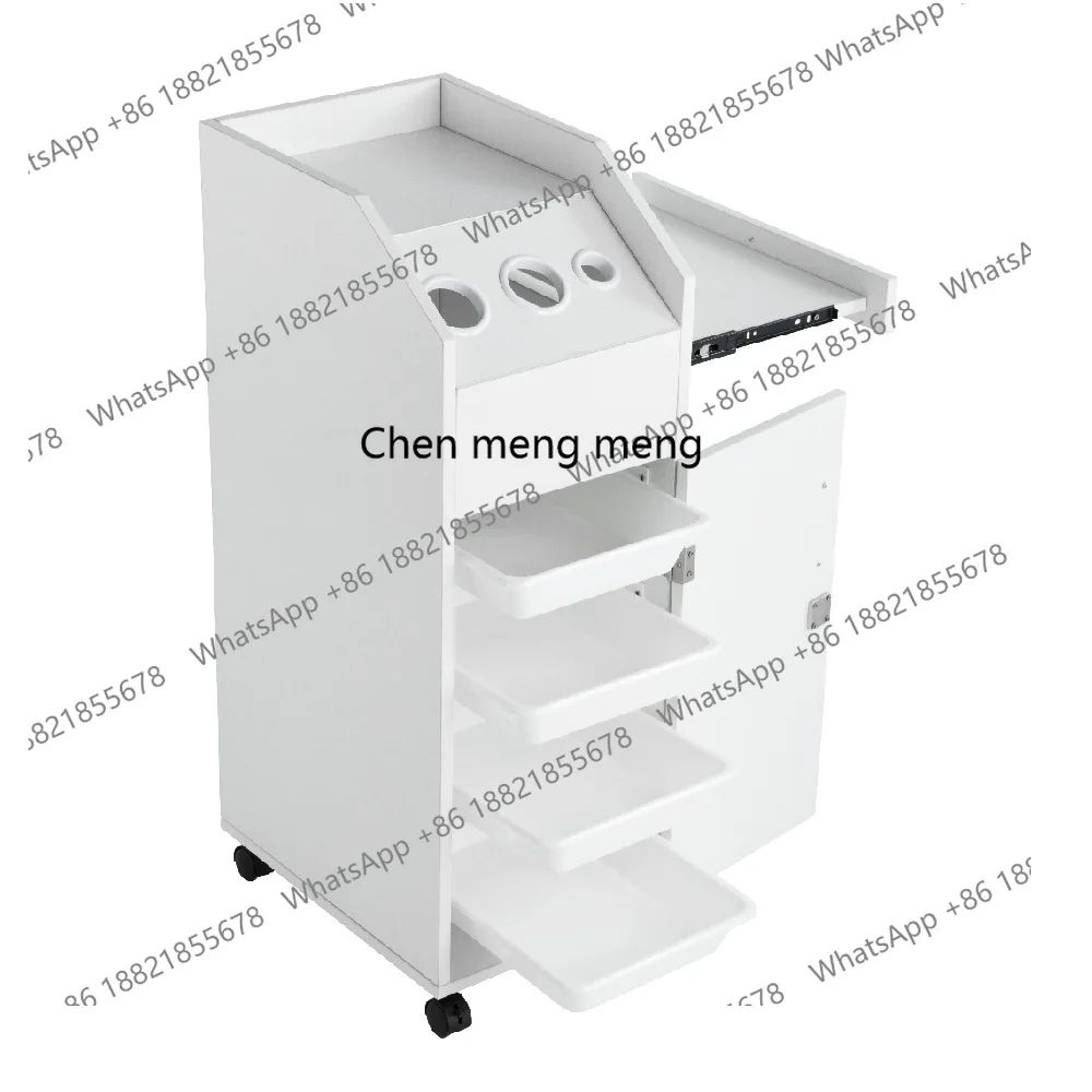 

Hairdressing tool cart, hair salon trolley, tool cart can be packed in 3A boxes.