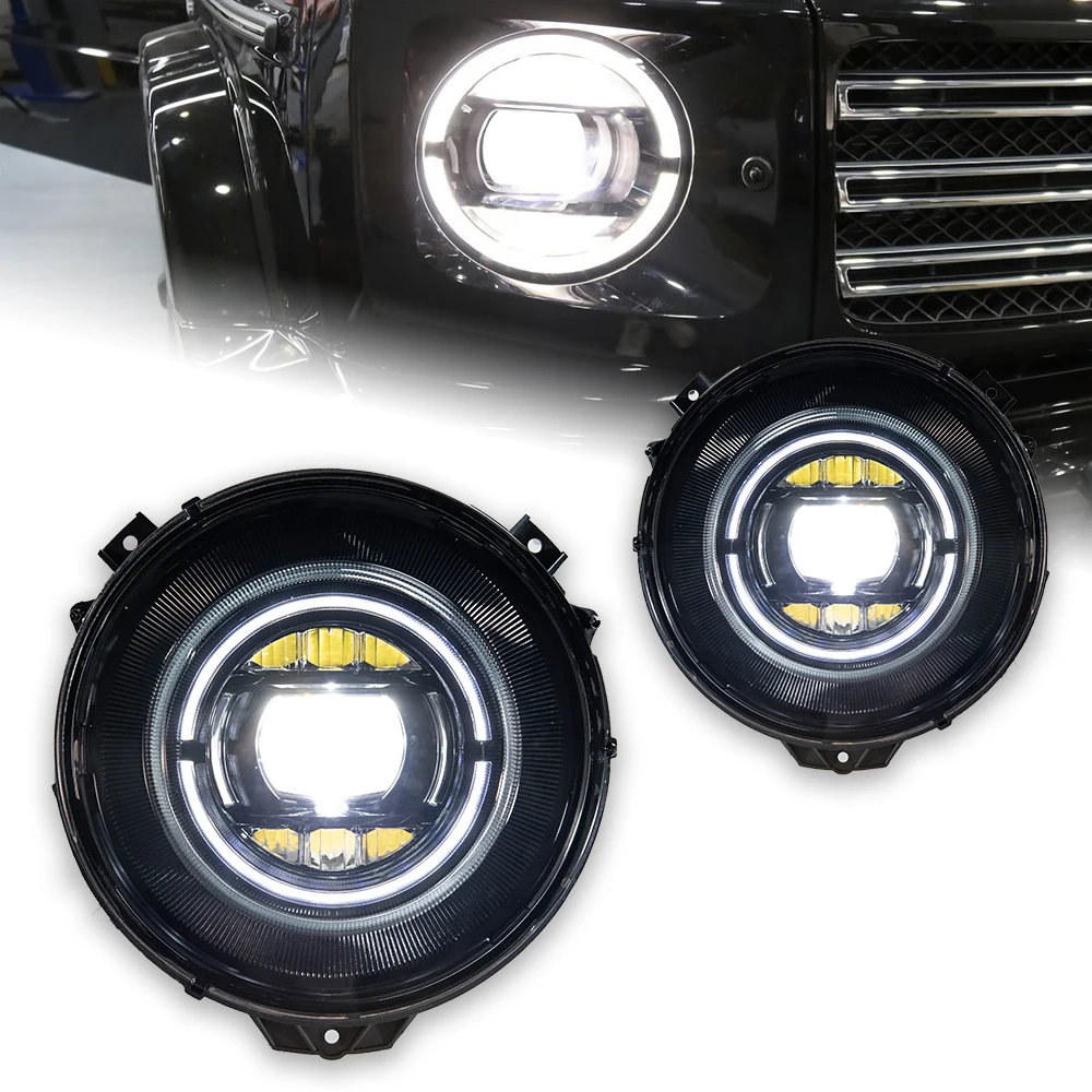 Car Lights For W463 Headlight Projector Lens 2007-2018 G55 G63 G500 Dynamic Signal Head Lamp G350 LED Headlights Drl Automotive