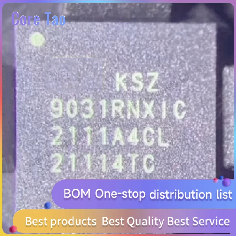 KSZ9031RNXIC-KSZ9031 9031RNXIC QFN-48, controlador de interfaz de chip transceptor Ethernet, 1 unidad por lote