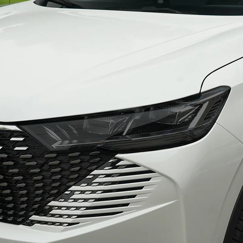For GWM Haval H6 2021 2024 Accessories Car Headlight Protective Film Transparent Smoked Black TPU Sticker