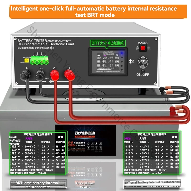 

DLB600 200В 40А Монитор емкости литиевых и свинцово-кислотных аккумуляторов, электронный тестер нагрузки, измеритель мощности, инструмент для проверки автомобиля