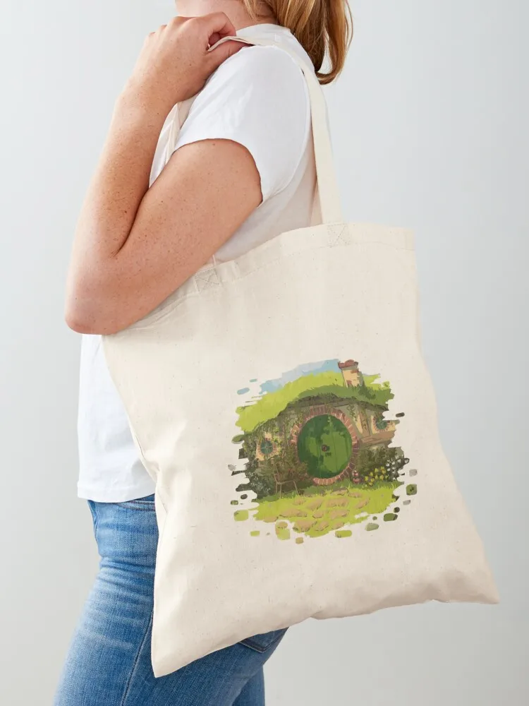 The round door Tote Bag foldable reusable bag custom fabric bag Canvas Tote