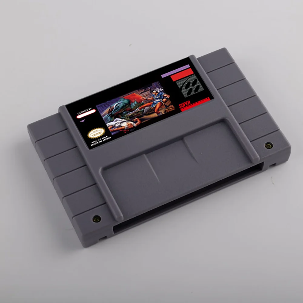 Street Game Fighteres II - The World Warrior 16Bit لخرطوشة ألعاب الحركة SNES لوحدة التحكم الرجعية NTSC EUR PAL #2