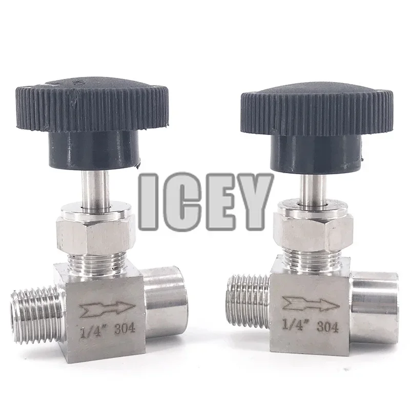 

Регулируемый игольчатый клапан 1/4 дюйма, 3/8 дюйма, наружная и внутренняя резьба, нержавеющая сталь 304, контроль расхода, запорный кран