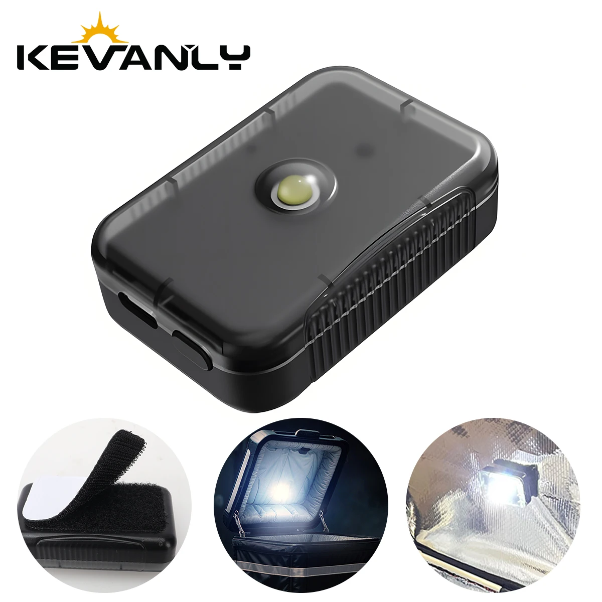 Motorcycle Tail Box LED Automatic Sensing Light Rechargeable Super Bright Outdoor Fishing Camping Trunk Light Night Light White