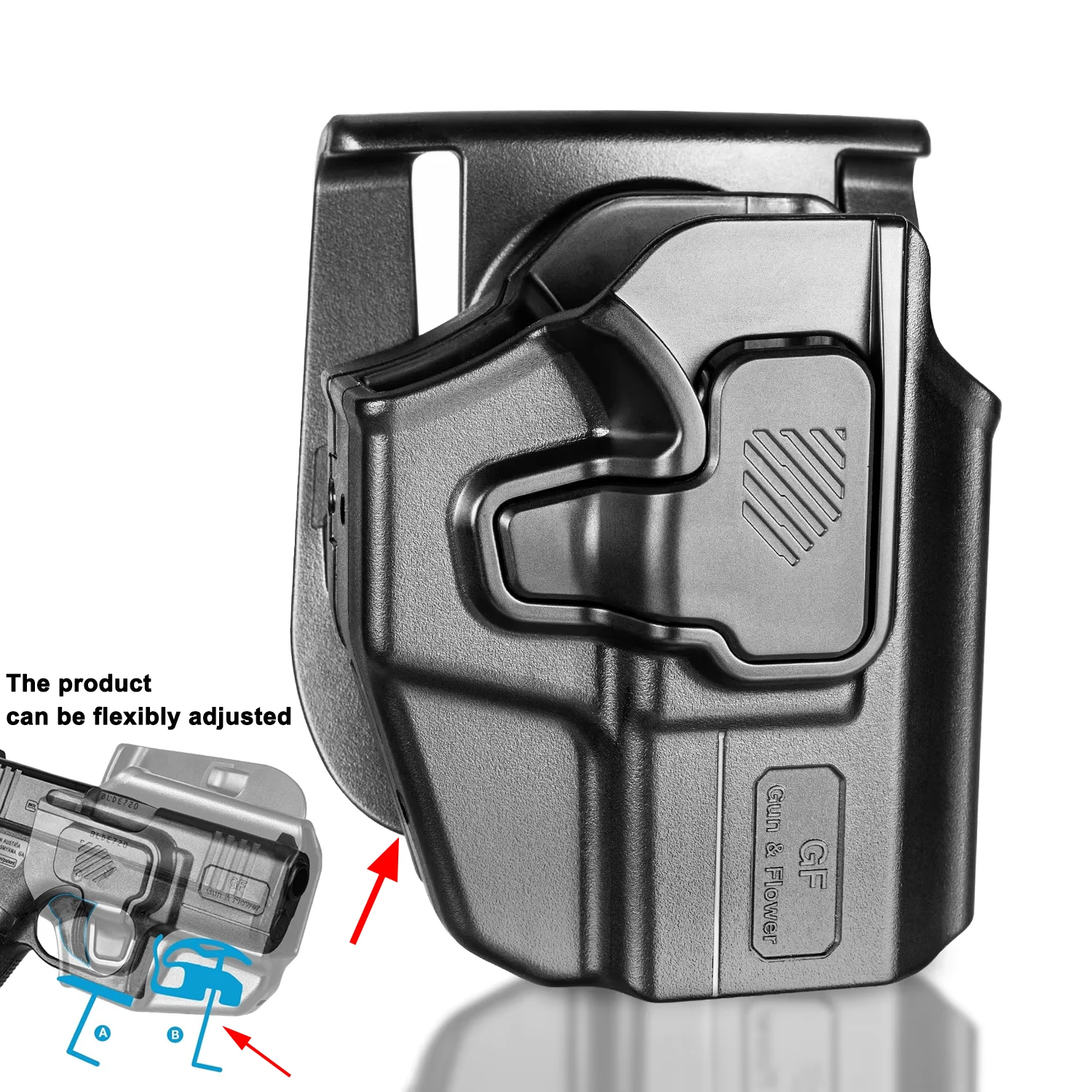 

Universal Polymer OWB Holster for Glock/Taurus/Springfield/TARA/Walther/Ruger/S&W/Sig Sauer/CZ/SCCY Tactical Handgun Holder