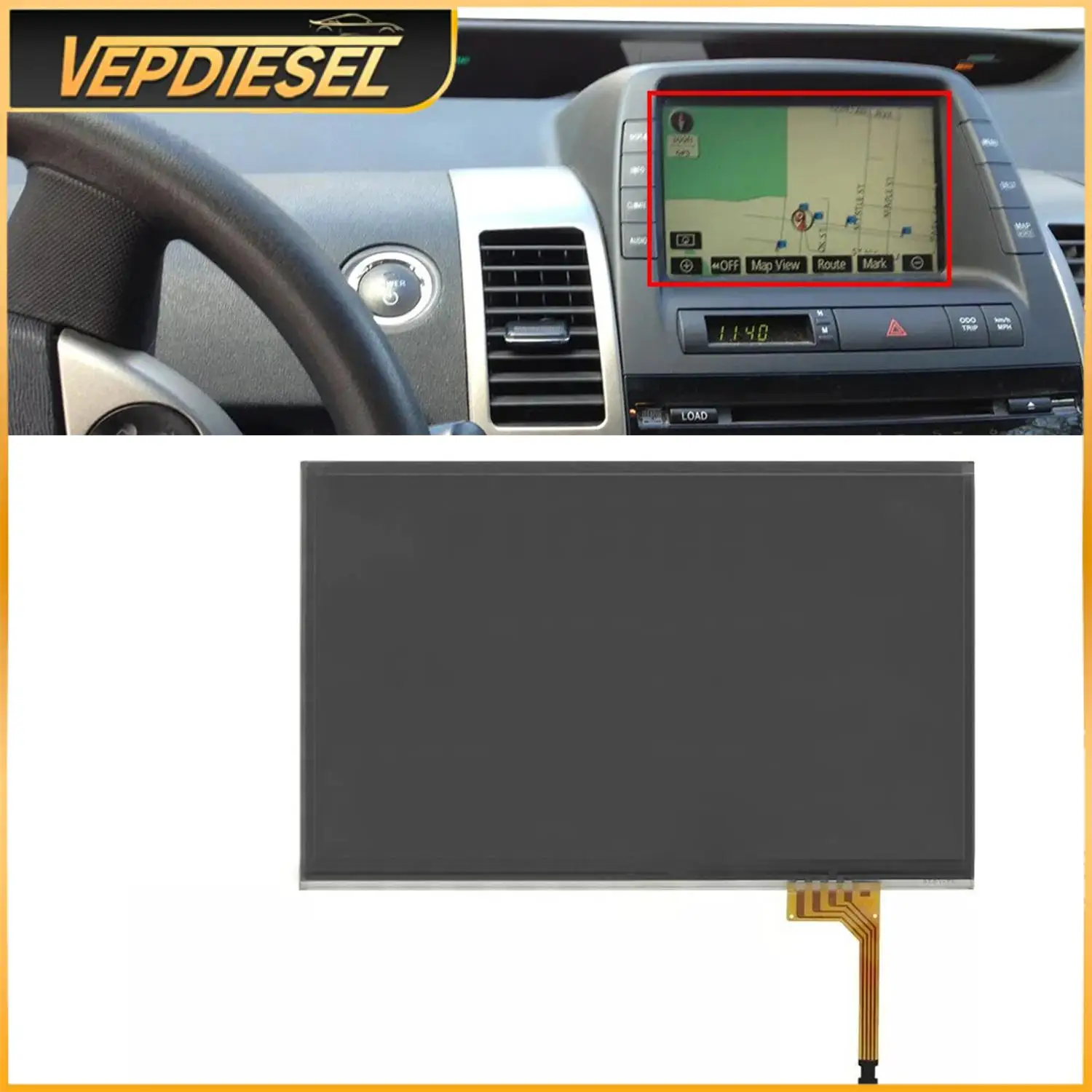 

7.3 Inch Touch Screen Digitizer LTA070B510F LTA070B511F For Lexus GS300 GS350 GS430 GS450h 2005-2009 86110-47210 86110-47081 ﻿