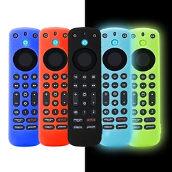 1 Piece New Luminous Silicone TV Remote Protective Case For Amazon Fire TV Alexa Voice Remote Pro Glowing In The Dark