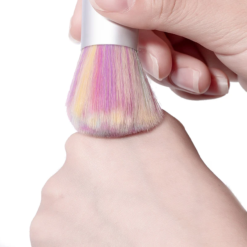 1/3/5pcs Rainbow Nail Dust Brush Mini Soft Bristle Cleaning Tool Gentle Removal for UV Powder Acrylic Professional Salon Tools
