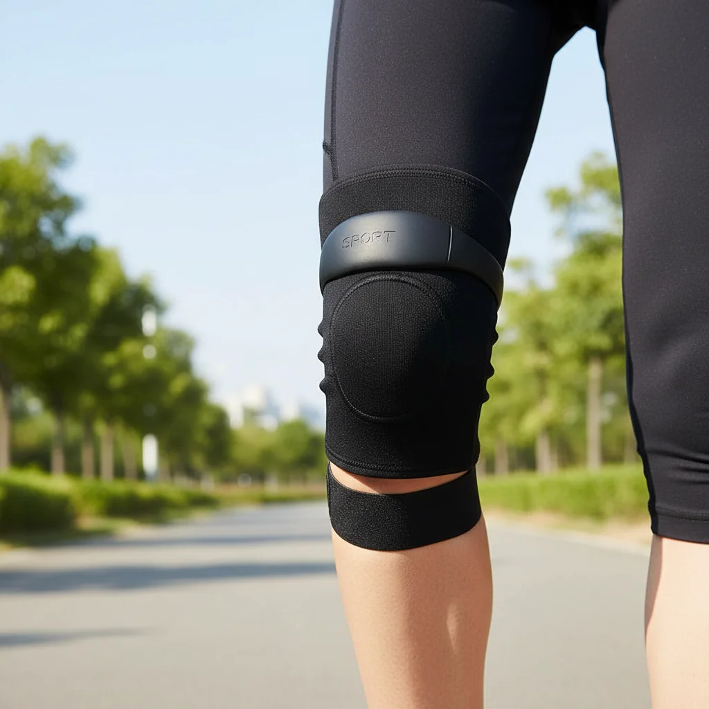 Silicone Patella Tendon Knee Straps Knee Support Fixed Protection Patella Knee Strap Flexible Knee Care