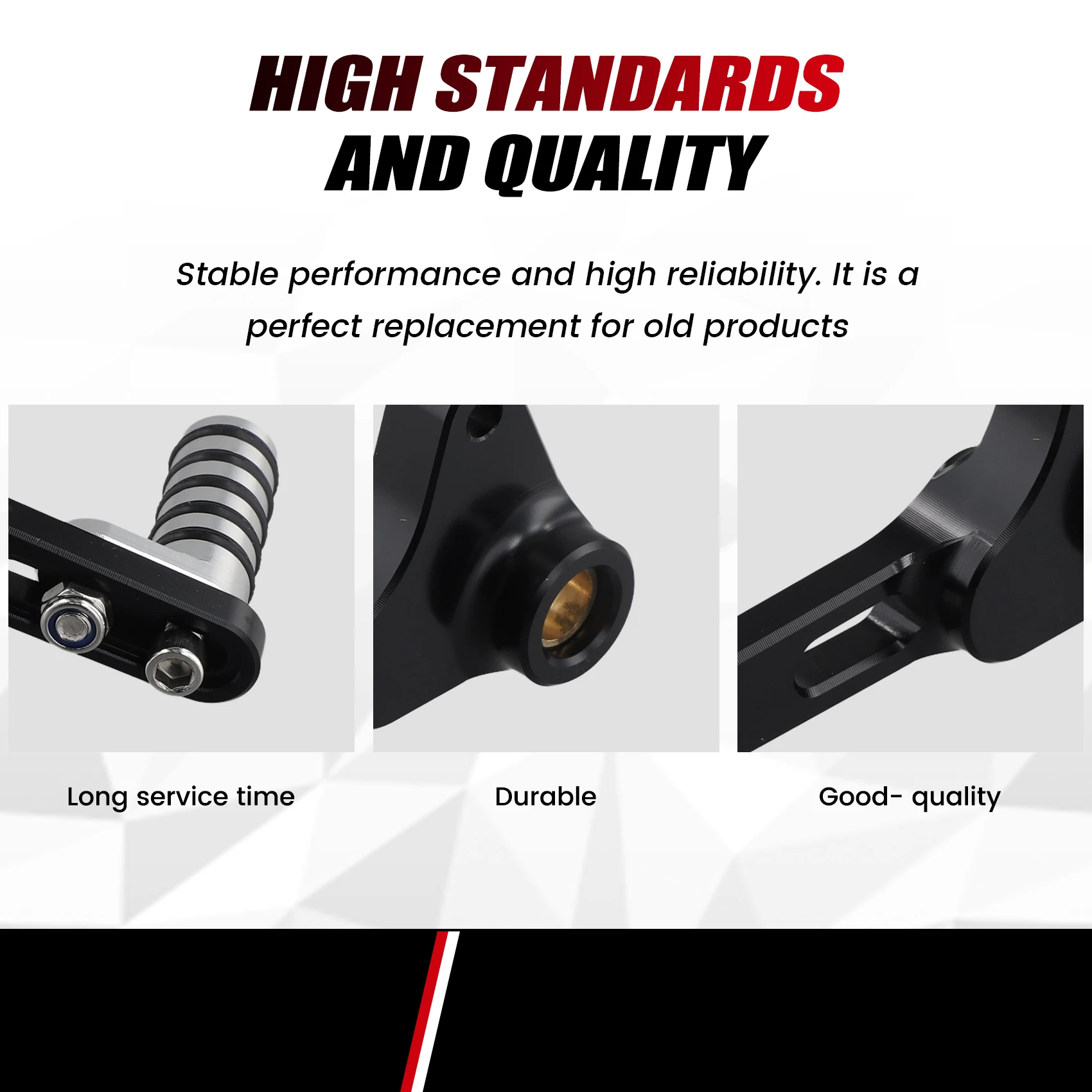 

Better-Motorcycle Adjustable Gear Shift Lever For DUCATI Monster 1200 S R 821 Shifter Pedal Foot Pegs CNC Aluminum