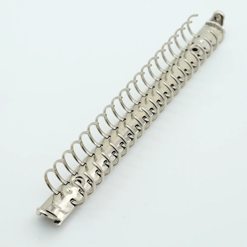 A5 3Rings /20 Rings Metal& Plastic Loose-Leaf Clip Notebook Spiral Binder DIY Fill Paper Easy Installation With Screws