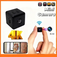 Nueva Mini cámara 4K para el hogar, pequeña cámara inalámbrica Wifi, actualización al aire libre, detección de movimiento de mascotas para bebés, cámara de red doméstica de seguridad