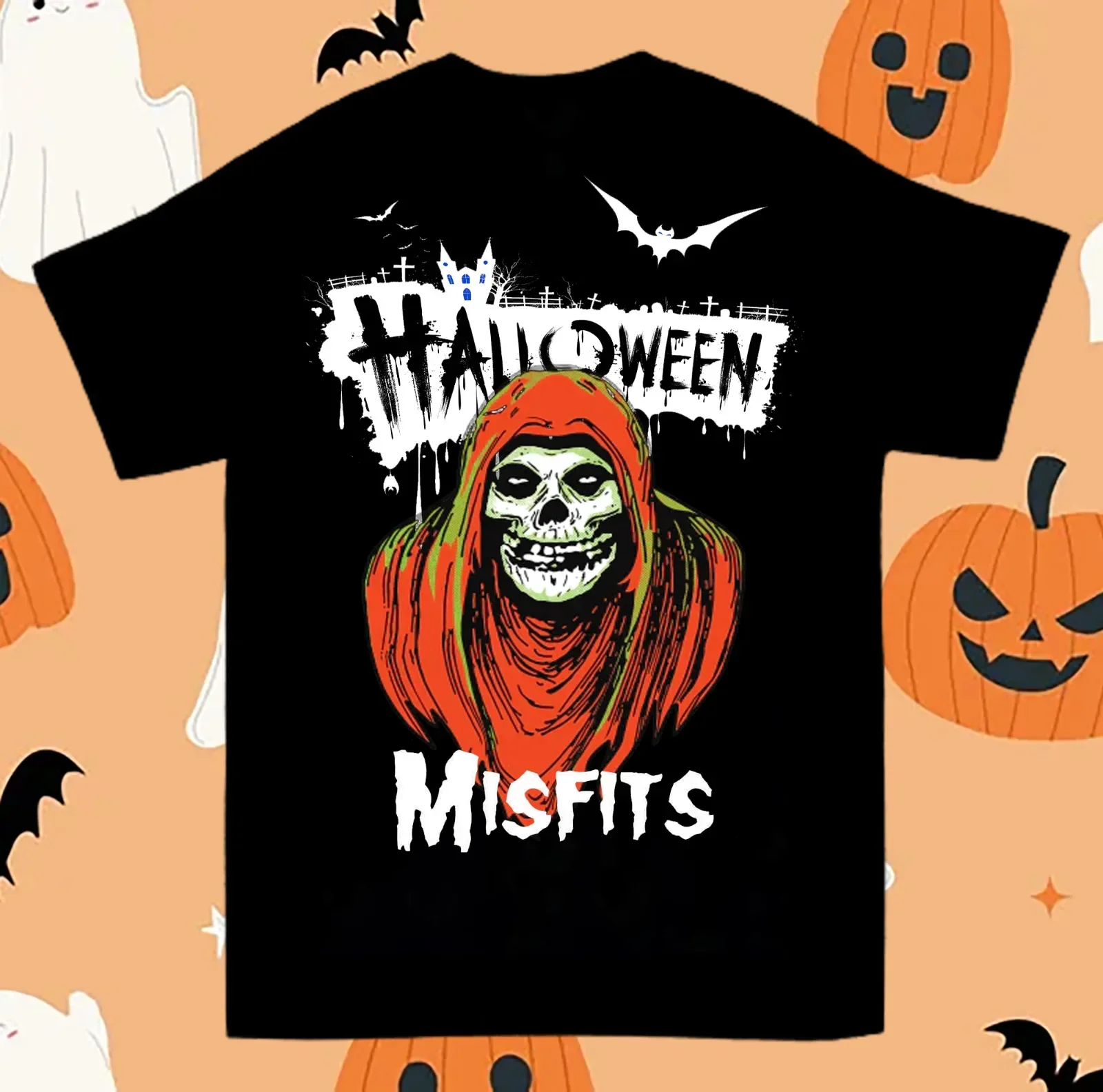 Rare Misfits Happy Halloween Gift For Family S-2345XL T-shirt GC2379