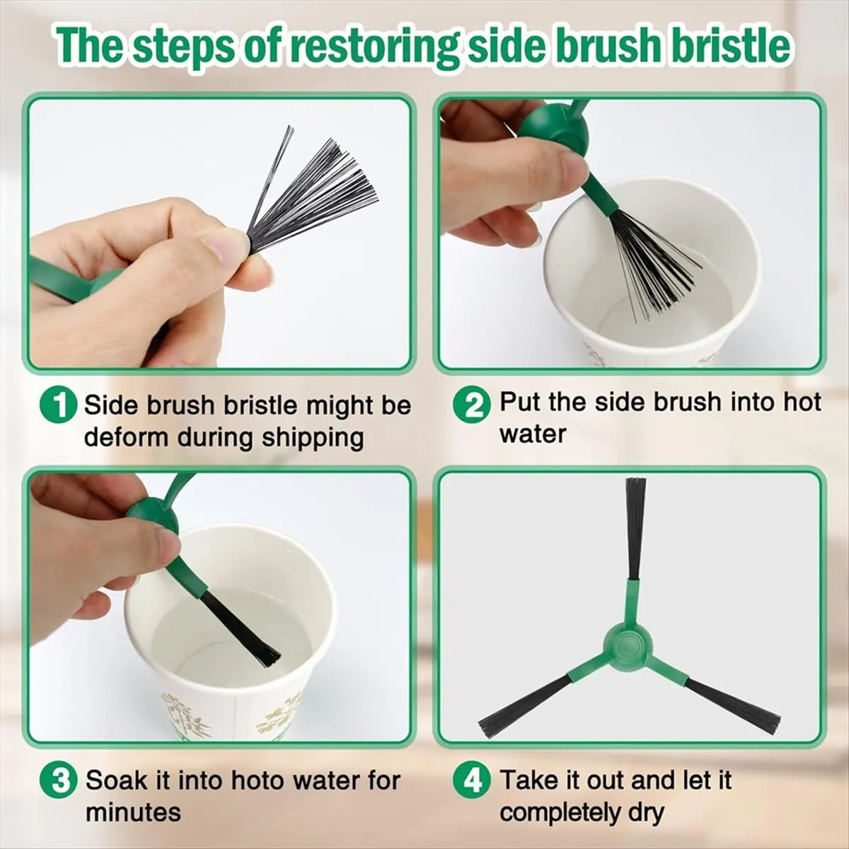 

Replacement Parts for 205 DustCompactor Vac Robot Vacuum, Include Main Brushes,Filters,Side Brushes [2026 tpuae]