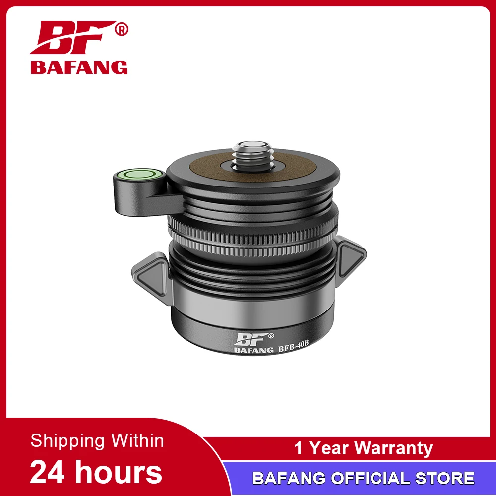 BAFANG BFB-40B Video Fluid Head for Camera Tripod Small Panoramic Ball Head  Plate Filming Equipment