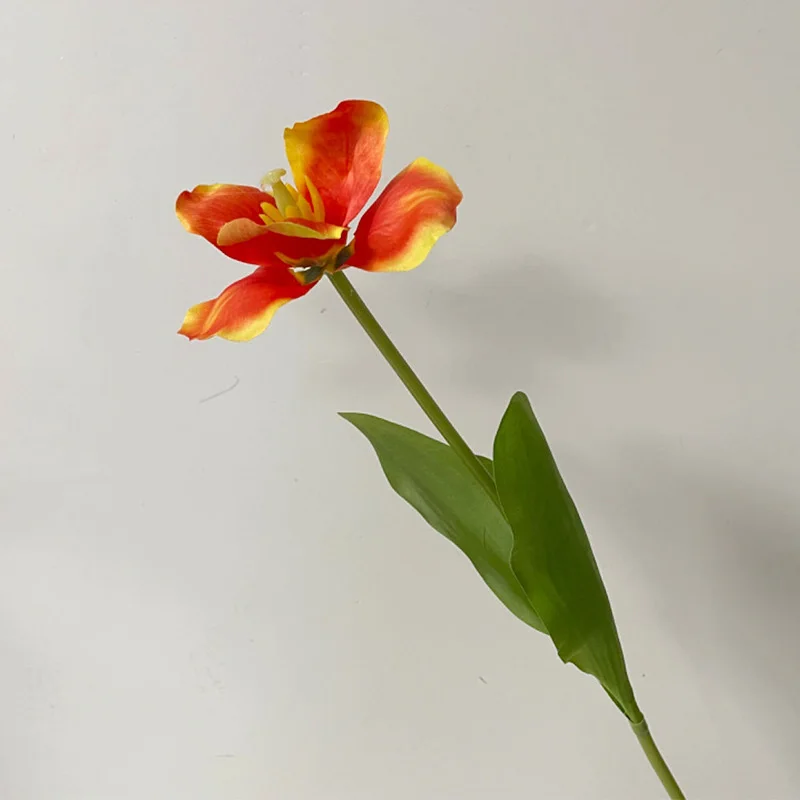 Künstliche Blumen Offene Tulpen Seidenblumen für Heimdekoration Künstliche Tulpenblumen Party Hochzeitsarrangement Blumenstrauß 5 Stück – Detail 18