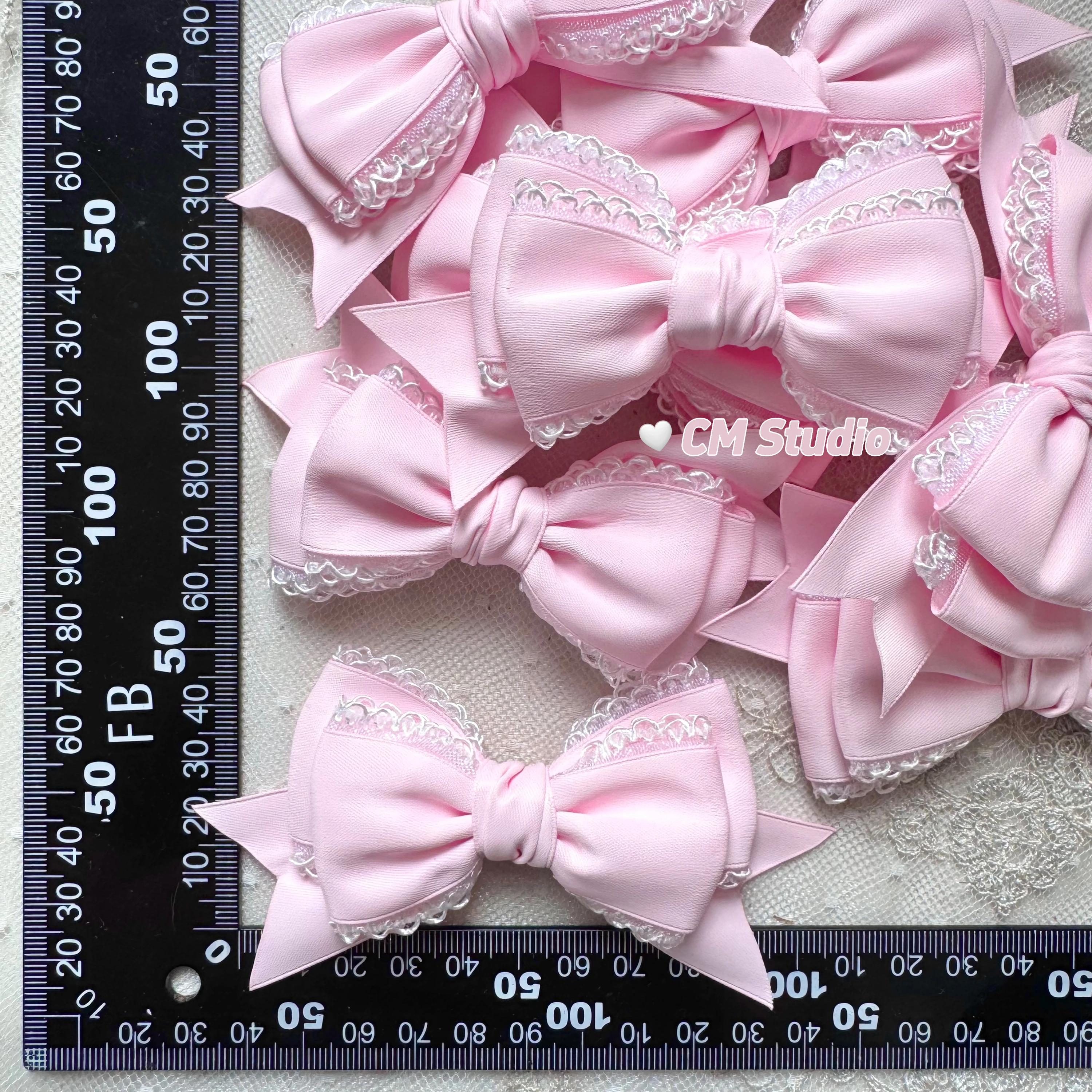 Acessório de Cabelo para Bebê e Pet com Laço Borboleta Dupla Camada Primavera Verão, Material DIY para Tecido Têxtil Doméstico