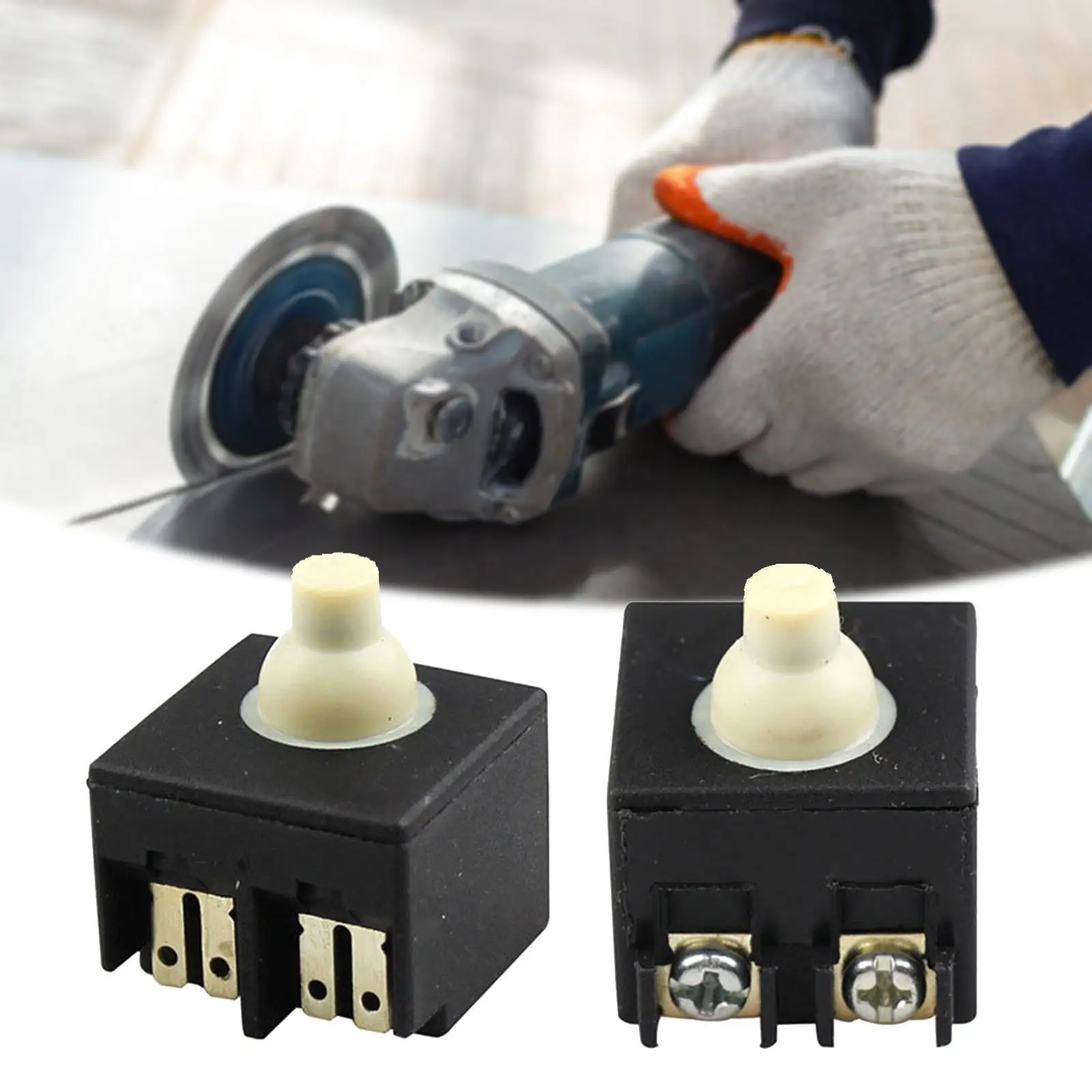 

2x Angle Grinder Push Button Professional 6-100 Switch Compact Toggle Switch