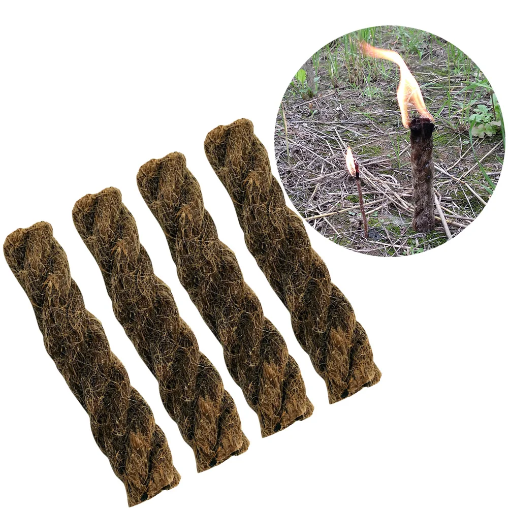 

4Pcs Waxed Cotton Cord Wicks Low Smoke Cotton Core Pre-Waxed Tabbed for Soy Gel Paraffin Wax Making Outdoor