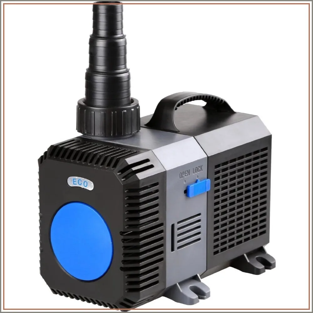 

4226GPH Submersible Pond Pump, 140W Energy-Saving, 24.6FT Max Head, 4 Hose Adapters, for Fish Tank, Fountain, Waterfall
