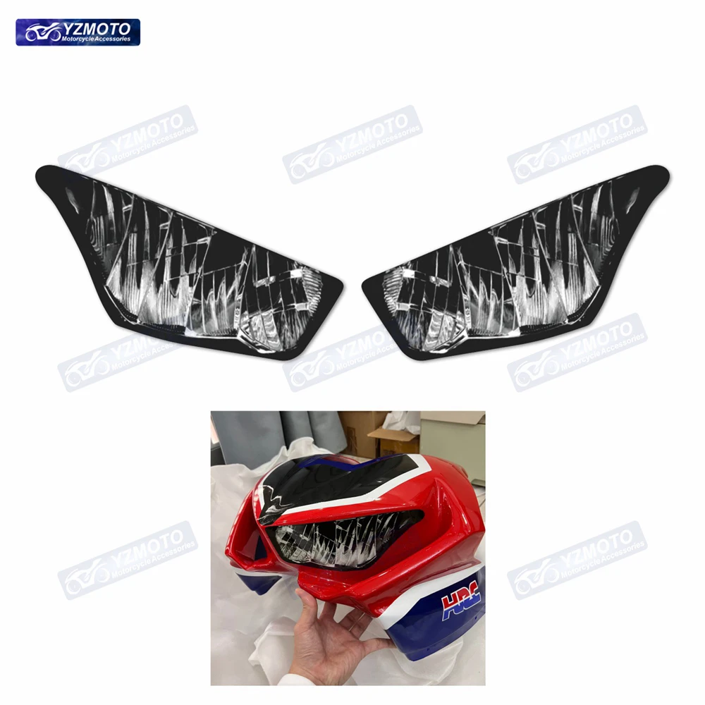 For Honda CBR1000RR 2017 2018 2019 Motorcycle Track Version Edition Headlight Racing Sticker Headlight Protective Film Stickers