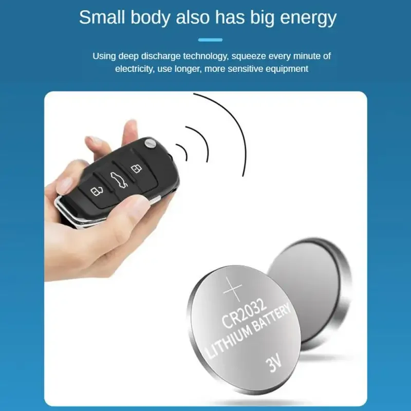 100~10pcs PCS CR2032 CR 2032 Button Battery 3V Lithium Battery For Watch Toy Calculator Car Remote Control Button Coin Cell 2025