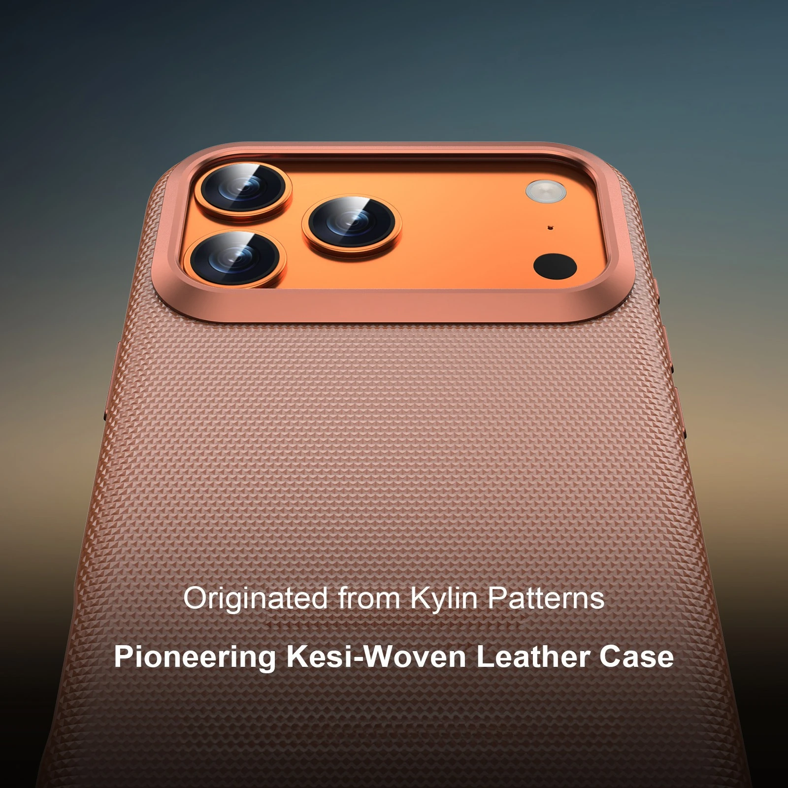 

Magnetic Qilin Leather Case for 17 Pro & ProMax TPU Frame Scratch-Resistant Alloy Camera Lens Cover